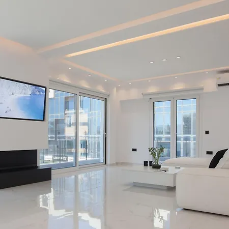 Modern Luxury Athens Riviera Apt With Sea View Apartment Exterior photo