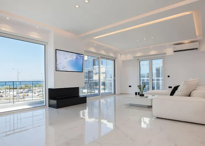 Modern Luxury Athens Riviera Apt With Sea View